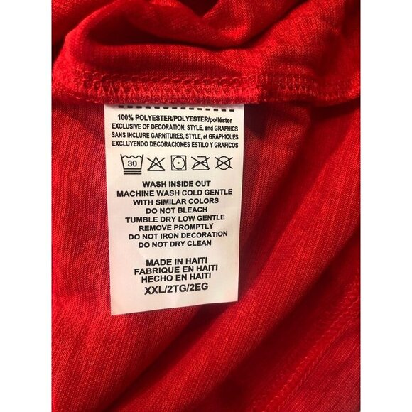 Atlanta Braves Long Sleeve Shirt MLB Baseball Logo Red Adult Size 2XL XXL NWT - Picture 8 of 8